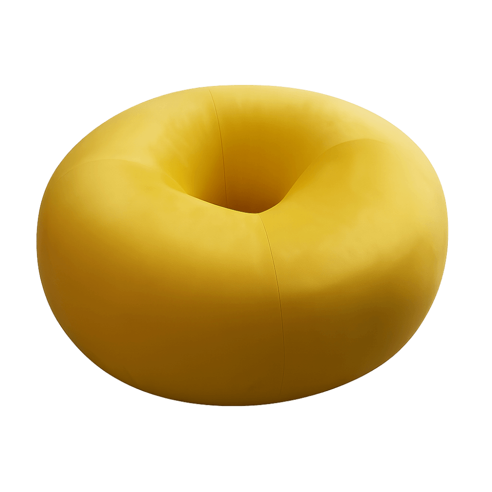 เก้าอี้สตูล RENITA HOME รุ่น DONUT STOOL สีเหลือง